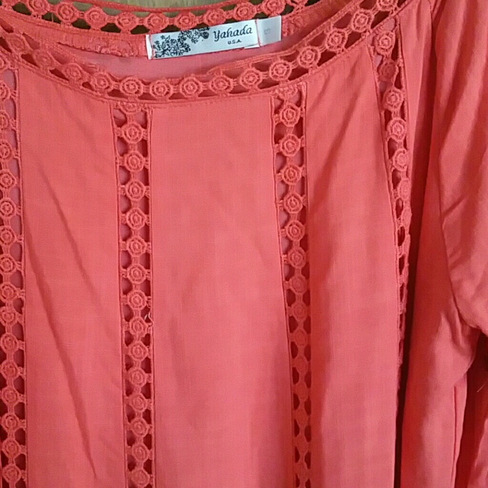 CORAL DRESS - Picture 4 of 5